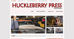 Desktop Screenshot of huckleberrypress.com